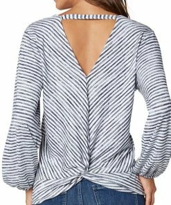 Liverpool Los Angeles Twist Back Long Sleeve Knit