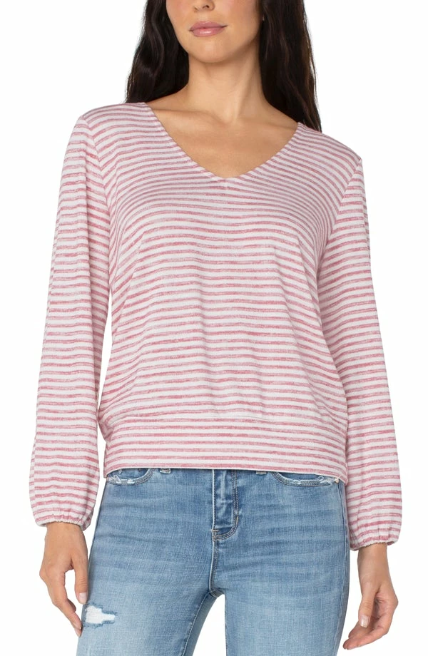 Liverpool Los Angeles Twist Back Long Sleeve Knit