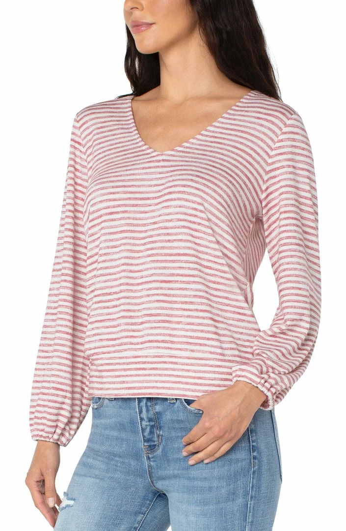 Liverpool Los Angeles Twist Back Long Sleeve Knit