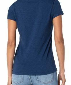 Liverpool Los Angeles Slim Fit V Neck Tee