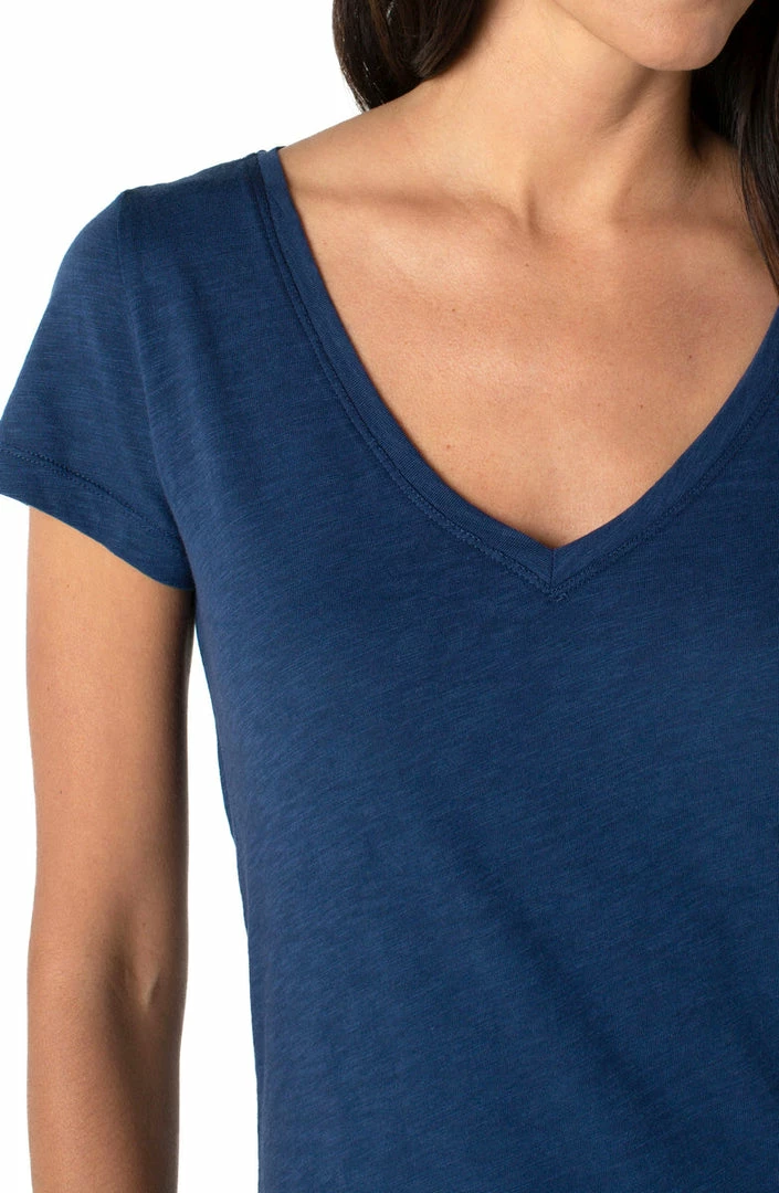 Liverpool Los Angeles Slim Fit V Neck Tee