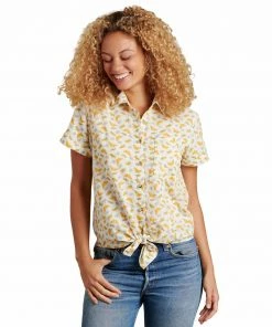 TOAD&CO Willet Tie Short Sleeve Tee